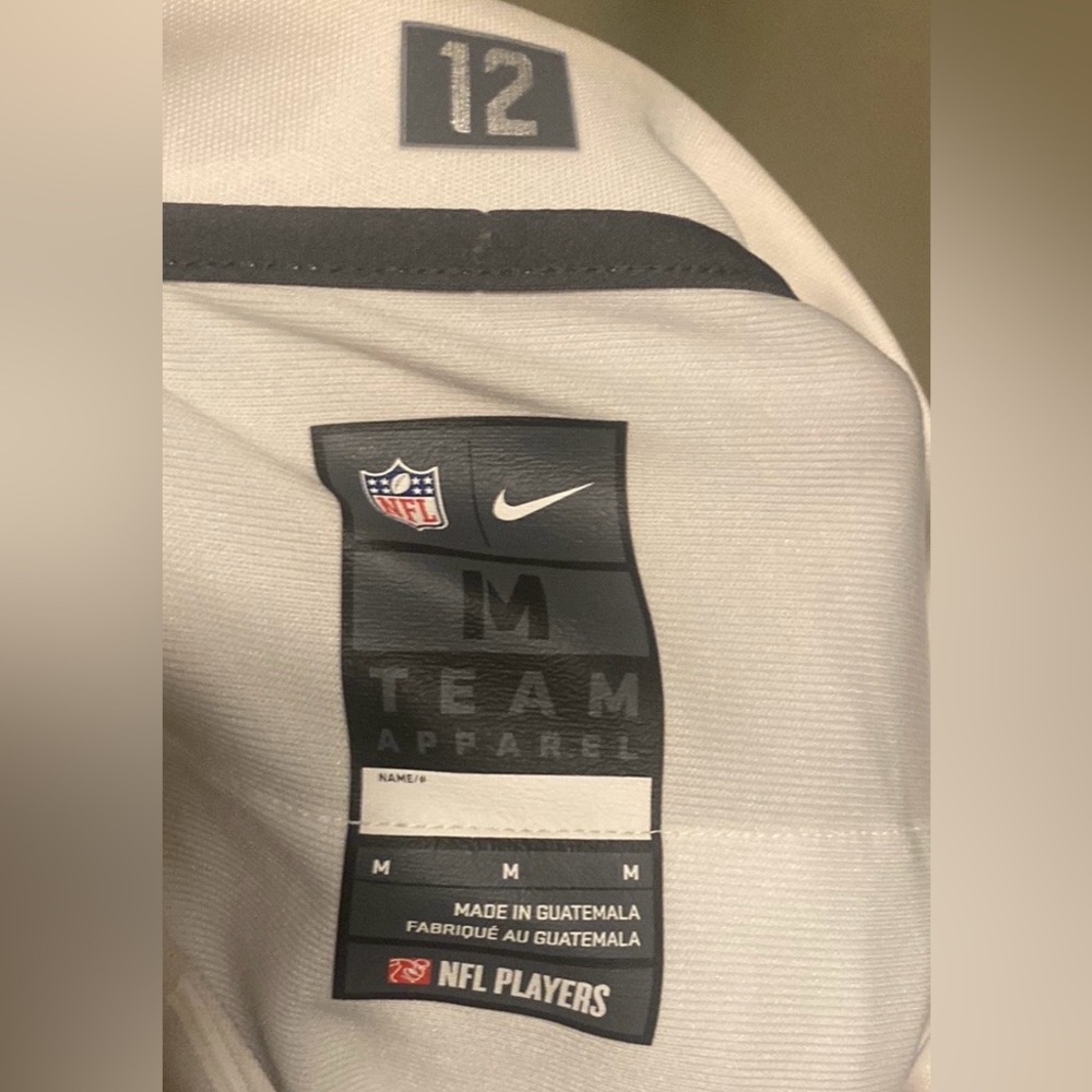 Seattle Seahawks Russell Wilson #3 Nike Team Limited Platinum Fan Jersey Men’s M - Picture 5 of 8
